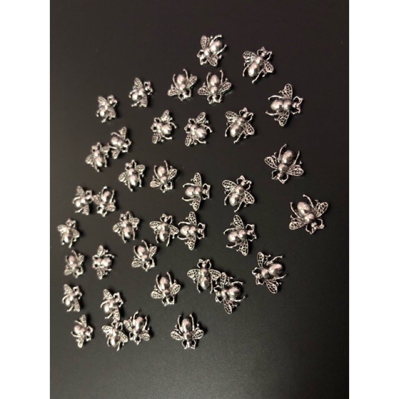 charm ong vàng ong bạc 1 set 10 con