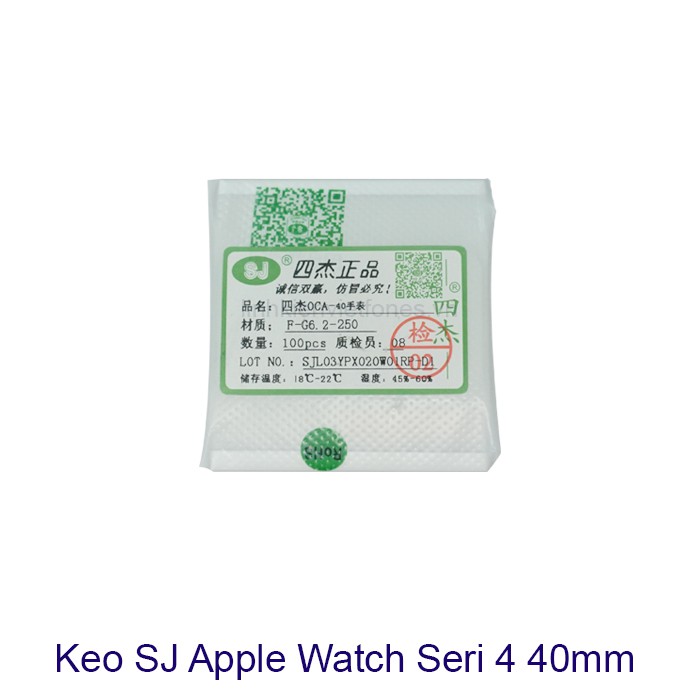[Mã 33ELSALE hoàn 7% xu đơn 300k] 100 miếng keo SJ apple watch size 38 - 40 - 42 - 44