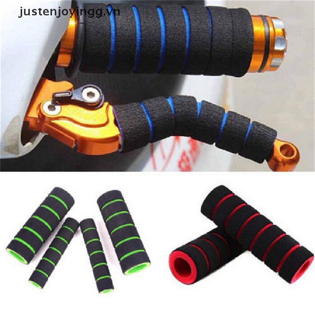 / 3c Phụ Kiện / 2 Cặp Vỏ Xốp Mềm Bọc Tay Lái Xe Máy / Xe Đạp