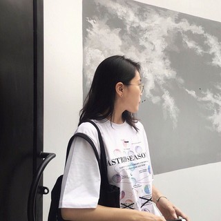 Colour T-shirt trắng