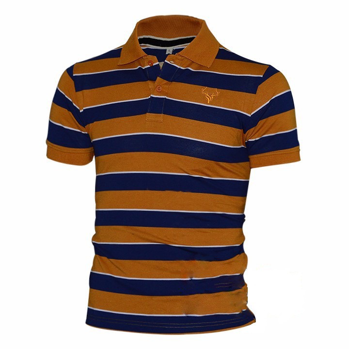 ÁO THUN NAM PHỐC SỌC THÊU LOGO CỰC ĐẸP CHẤT THUN 100% COTTON CO DÃN 4 CHIỀU_SOCYES215