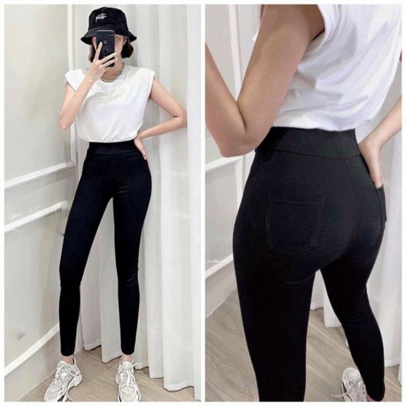 Quần legging có túi sau