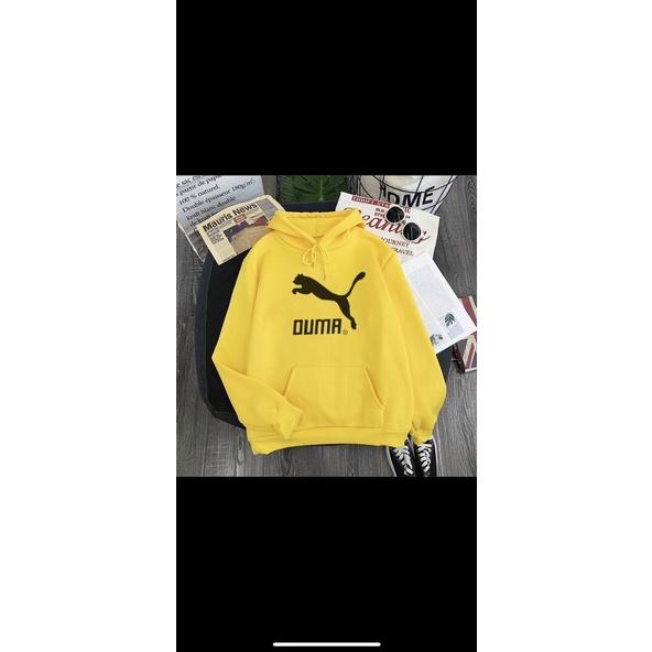 Áo hoodies in chữ lót bông nỉ mặc đi học đi chơi