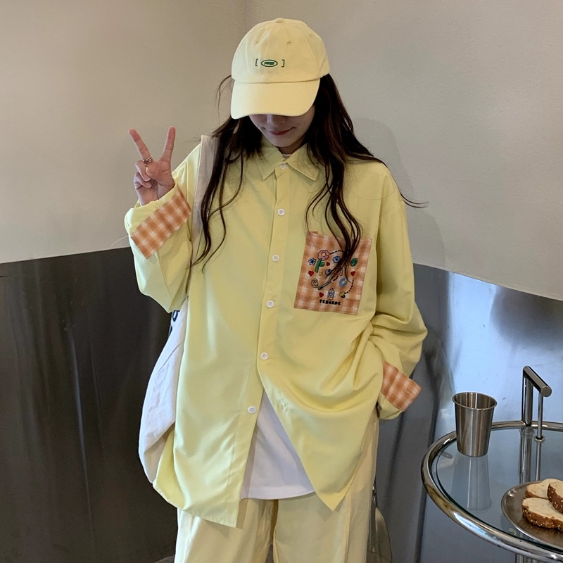 Áo sơ mi họa tiết hoạt hình thời trang cá tính