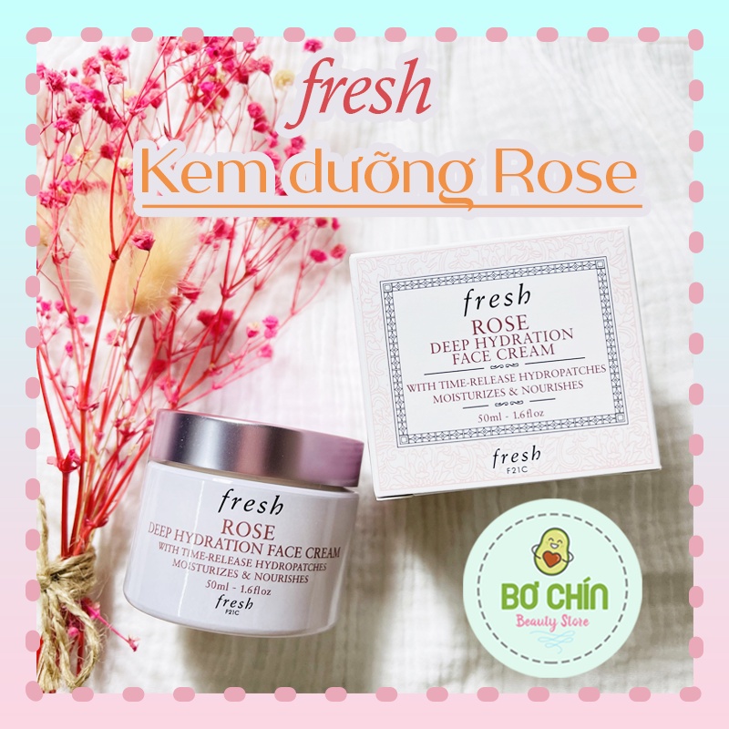 [Hàng US, Đủ bill] Kem dưỡng Fresh - Rose/ Lotus Day/ Lotus Night