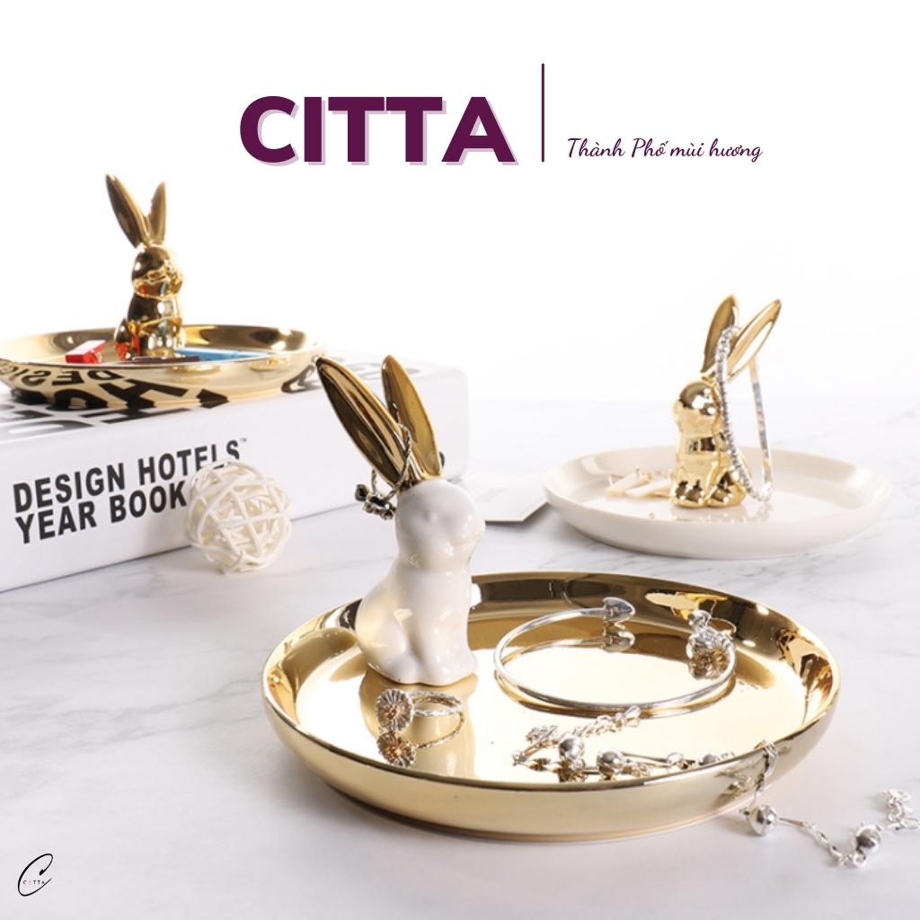 Đĩa, khay Sứ đựng đồ trang sức chụp ảnh Decor – Đĩa chụp ảnh trang sức, mỹ phẩm, đế nến thơm, trang trí nhà cửa – Citta