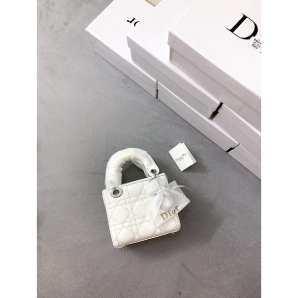 Túi CD mini size 13cm da trơn mềm fullbox hàng QC cao cấp