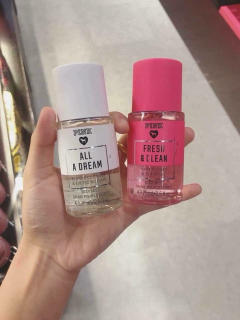 Nước Hoa Toàn Thân VICTORIA’S SECRET PINK Brume Pour Le Corps Body Mist Dạng Xịt 75ml