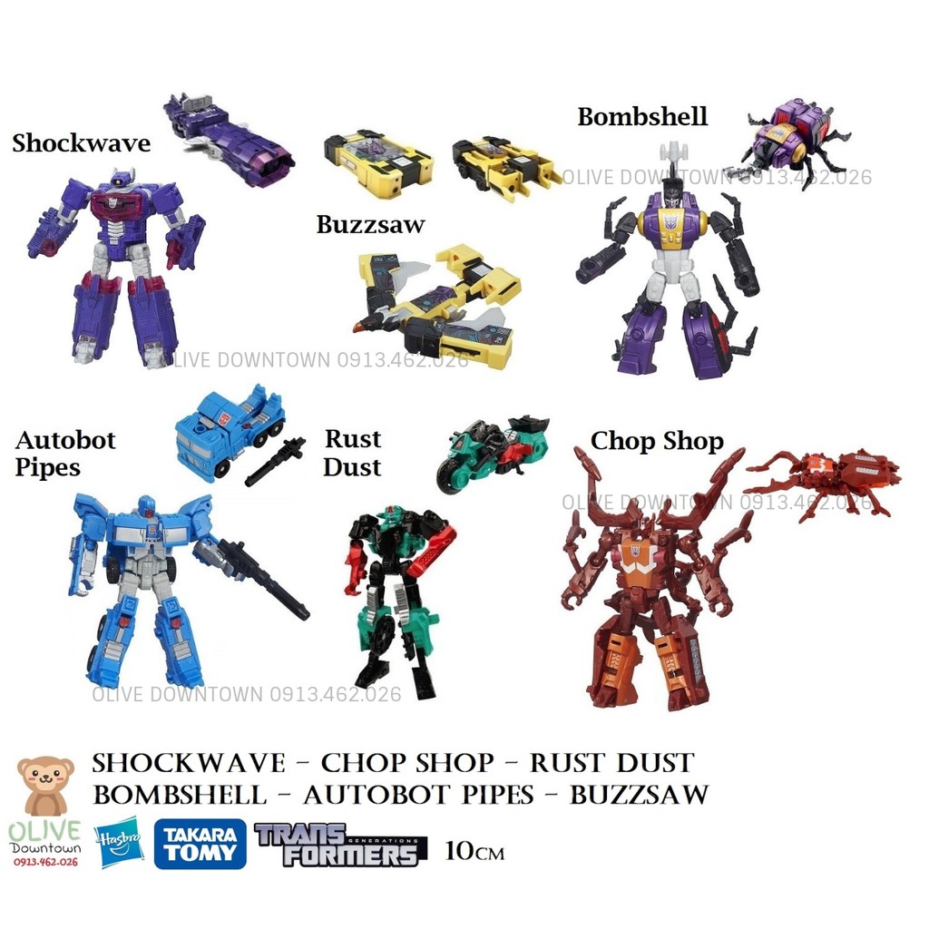 Robot Transformers 10cm lắp ráp thành nhiều dạng - HASBRO Combiner Wars