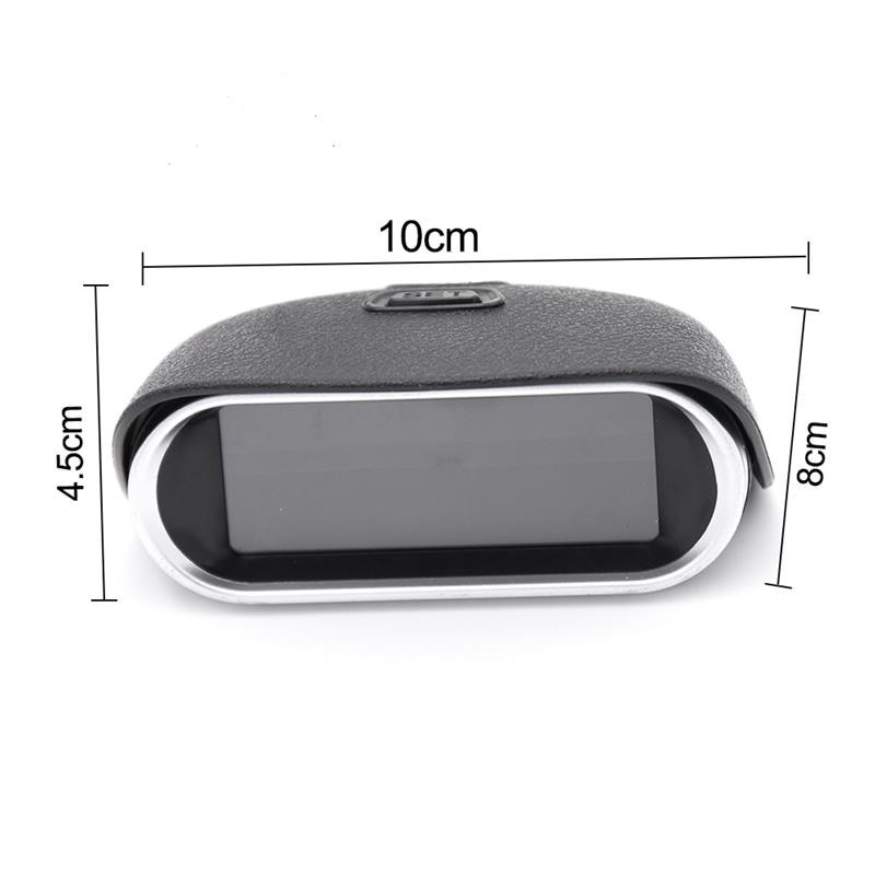 Đồng Hồ Đo Nhiệt Độ Nước / Độ Ẩm 2 Trong 1 12v / 24v Màn Hình lcd Cho Xe Hơi