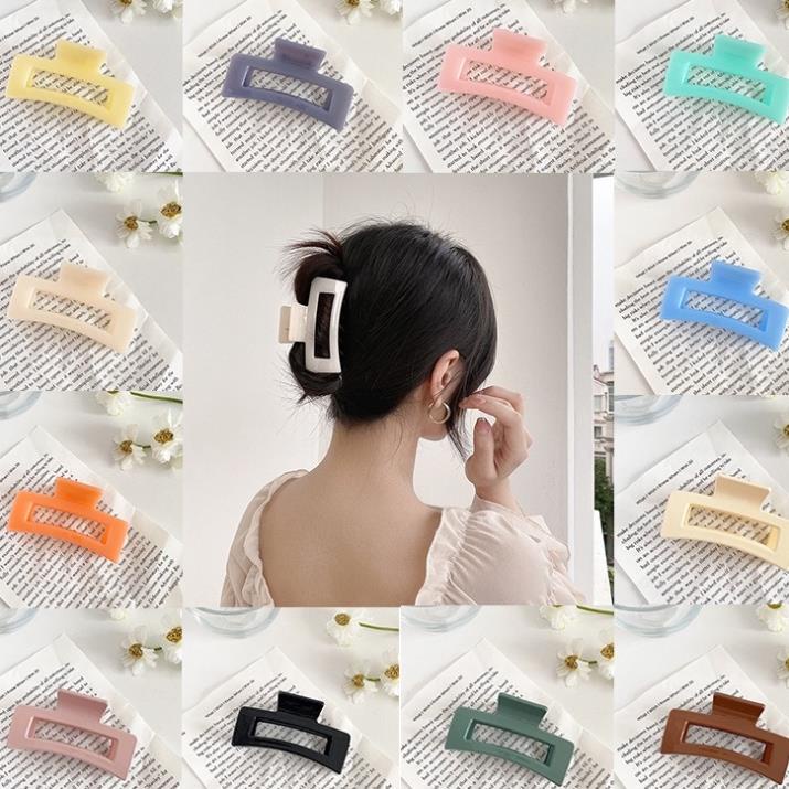 Kẹp Tóc Cỡ Lớn Thiết Kế Đơn Giản Phong Cách Hàn Quốc