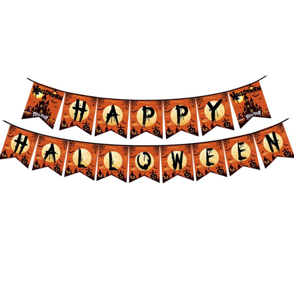Bộ 24 Đĩa / Khăn Trải Bàn / Cờ Chủ Đề Halloween Sáng Tạo Dùng Một Lần