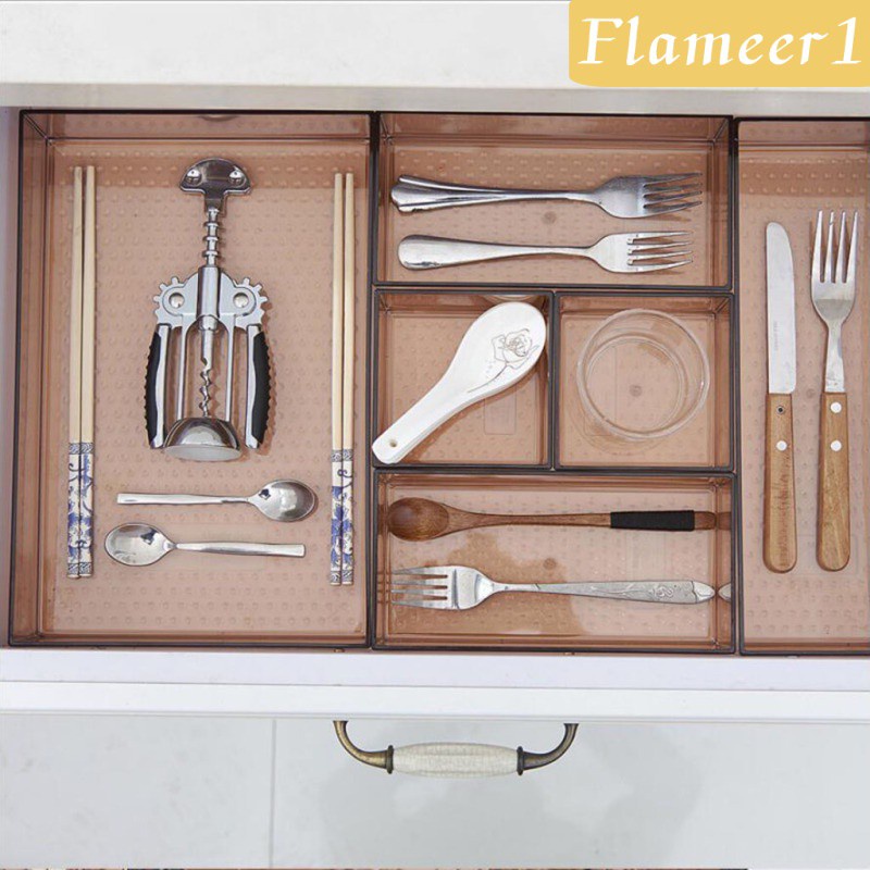 Hộp Đựng Đồ Chia Ngăn Kéo 1 [Flameameer1] Sắp Xếp Gọn Gàng