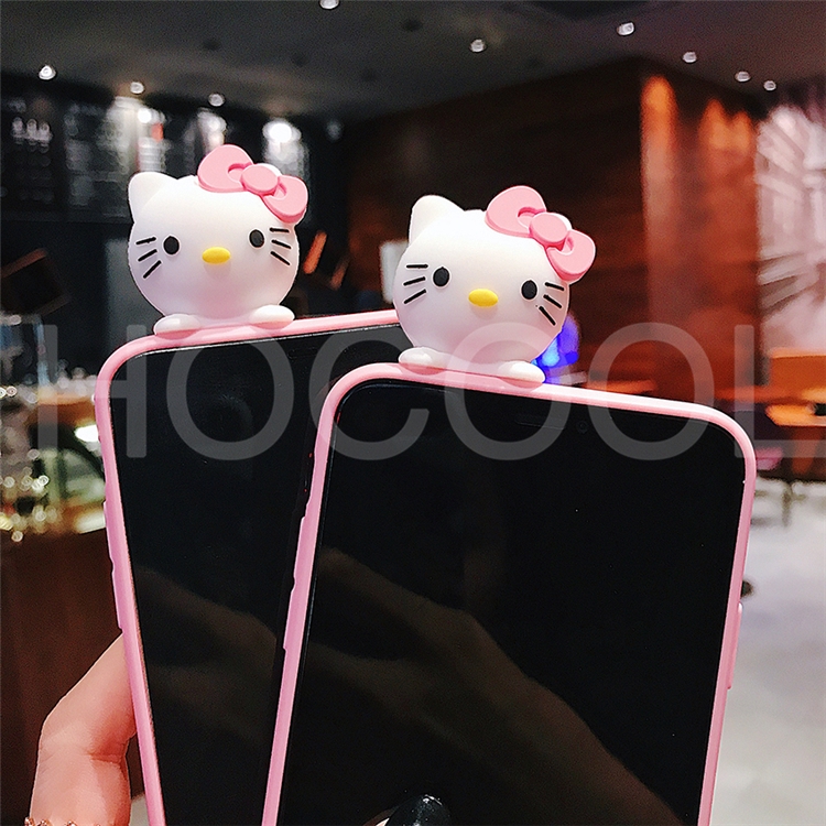 Ốp lưng OPPO điện thoại hình hoạt hình hello kitty siêu cute dành cho F9 A3S A37S F3 A7 F7 F5 F1S A71K A83