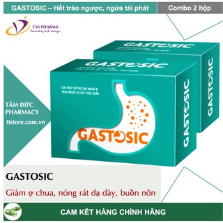[COMBO 2 HỘP] GASTOSIC - CVI Pharma - Hộp 30 viên