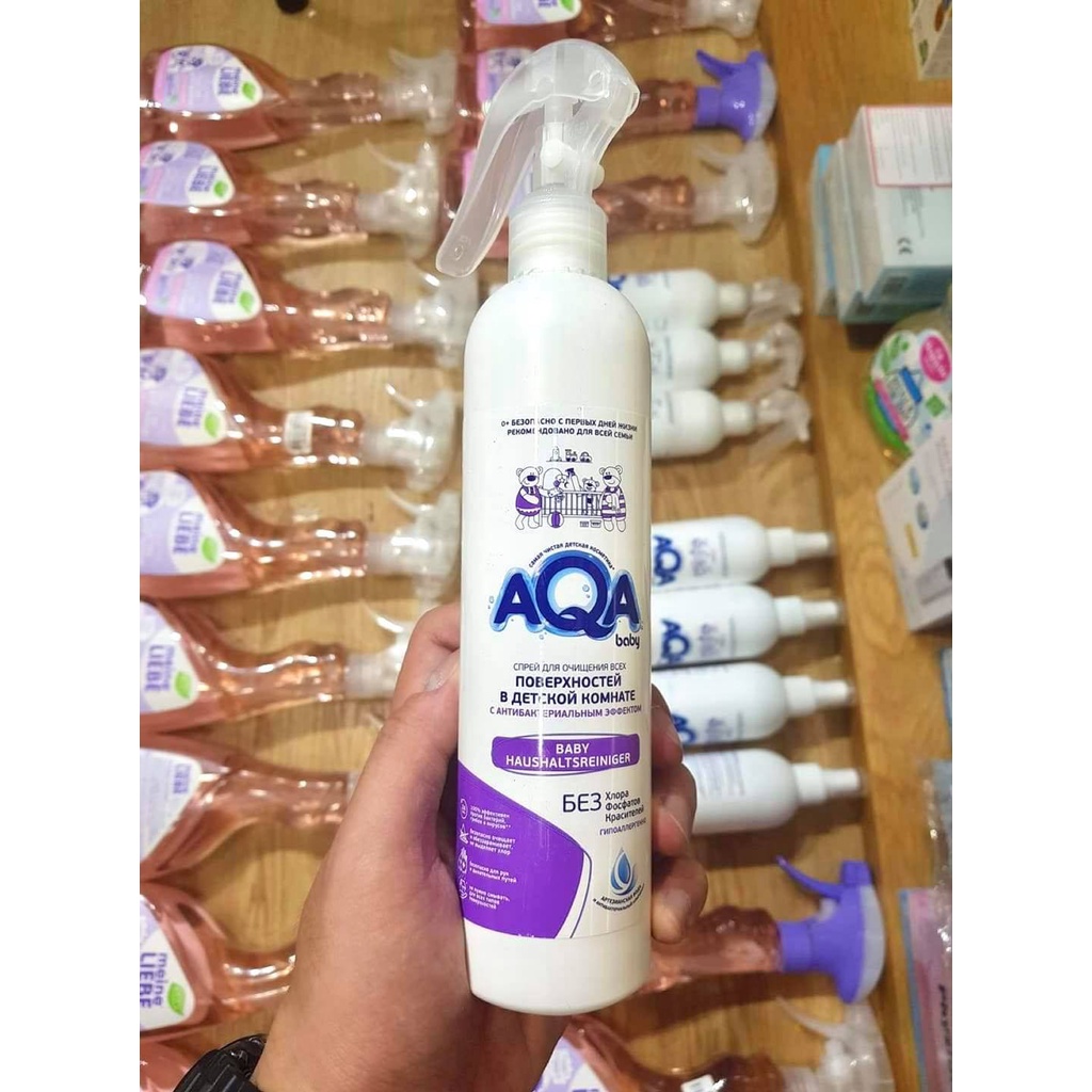 Xịt diệt khuẩn AQA cho bé