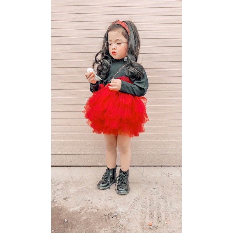 Chân váy tutu ngắn cho bé gái