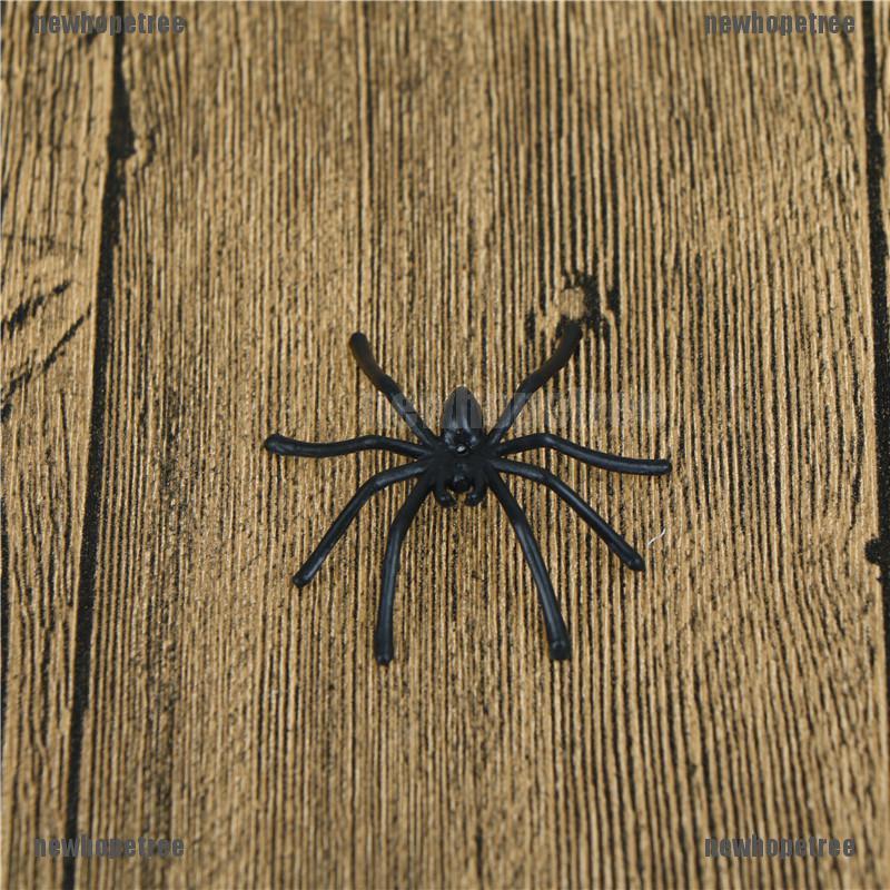 Set 30 NhệN NhựA MàU Đen ĐộC ĐáO Trang Trí Halloween