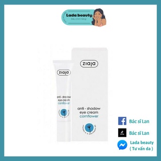 ✅ Kem chống thâm quầng mắt Ziaja anti shadow eye cream