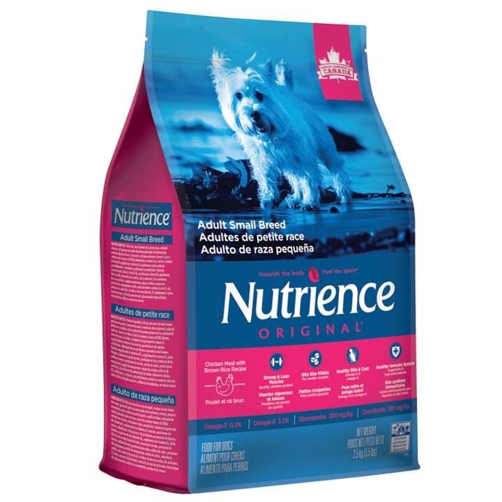 [DINH DƯỠNG CAO] Nutrience Original Thức Ăn Cho Chó Giống Nhỏ 2,5Kg - Thịt Gà, Rau Củ &amp; Trái Cây Tự Nhiên