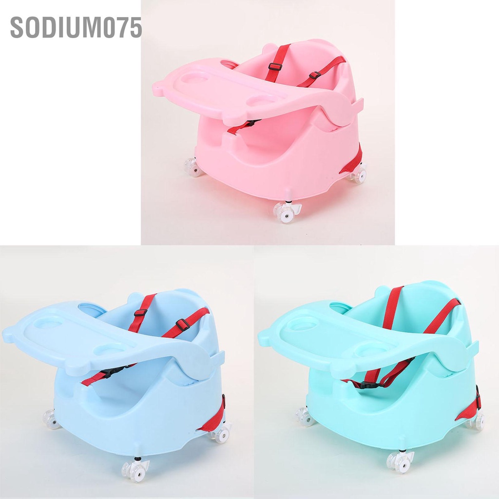 Có thể bán buôn Ghế trẻ em Di động hoạt cho có thể điều chỉnh đa chức năng với dây đai an toàn và bánh xe các bữa ăn trong giờ chơiSodium075 Hàng giao ngay