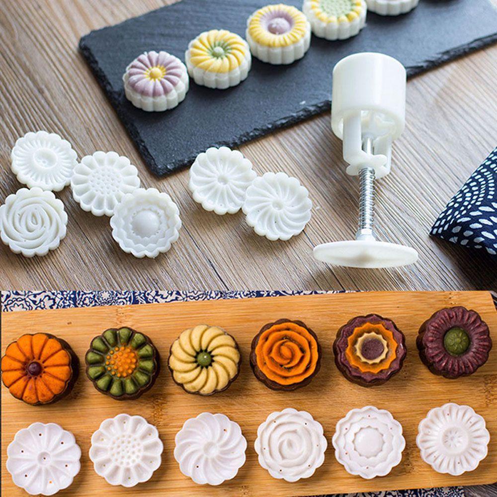 Khuôn Làm Bánh Trung Thu Dạng Nhấn Thanh Lịch