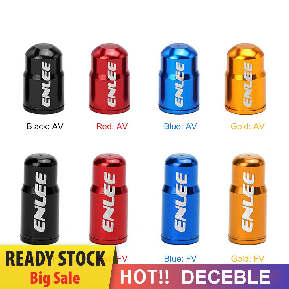 Bộ 2 Nắp Van Bánh Xe Đạp Bằng Hợp Kim Nhôm Chống Gỉ Chất Lượng Cao