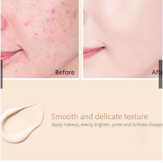 kem che khuyết điểm kèm cọ tán