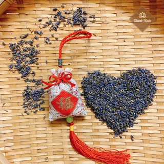 Túi thơm nụ hoa lavender(oải hương) khô Đà Lạt treo xe ô tô, làm quà tặng ý nghĩa
