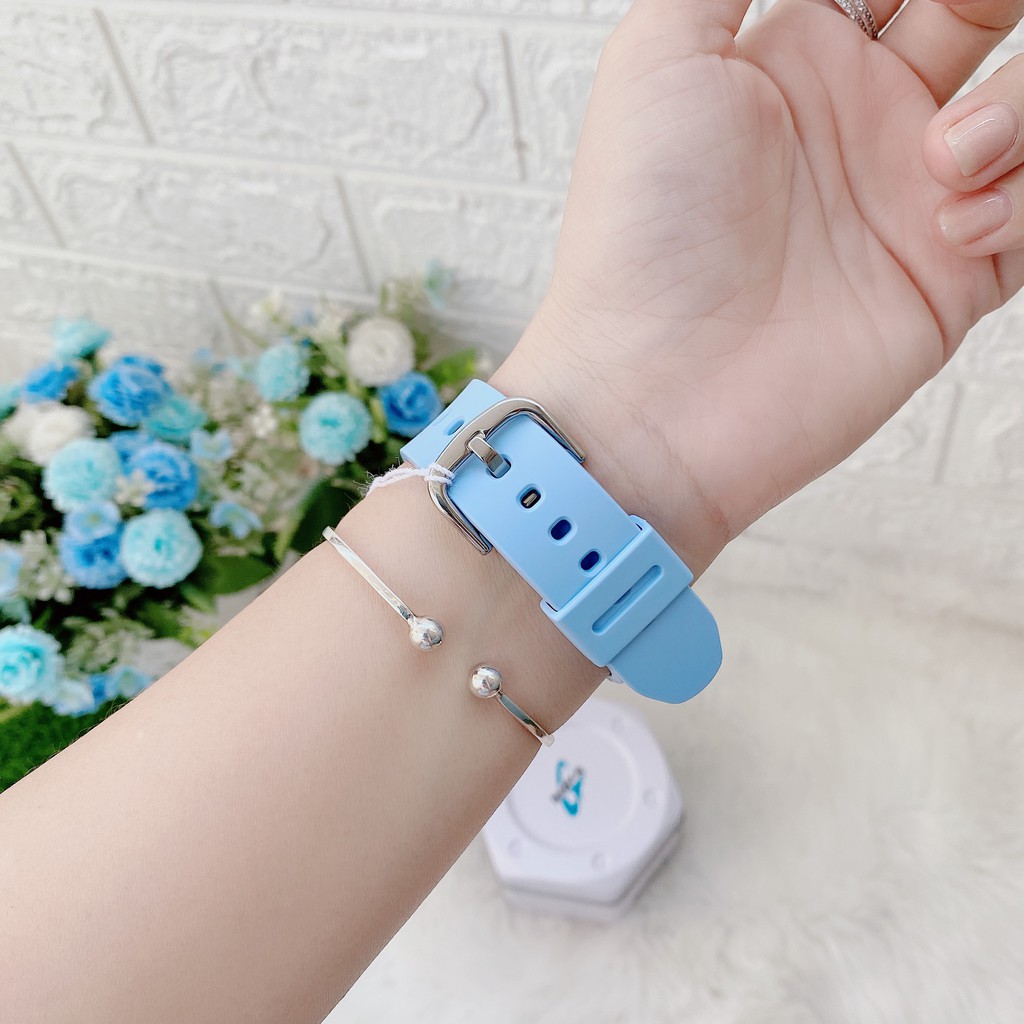 Đồng hồ Nữ Casio BLX-560-2D Baby-G Glide Sport Lineup màu xanh blue pastel siêu kute cho nàng nào là tín đồ của Casio!