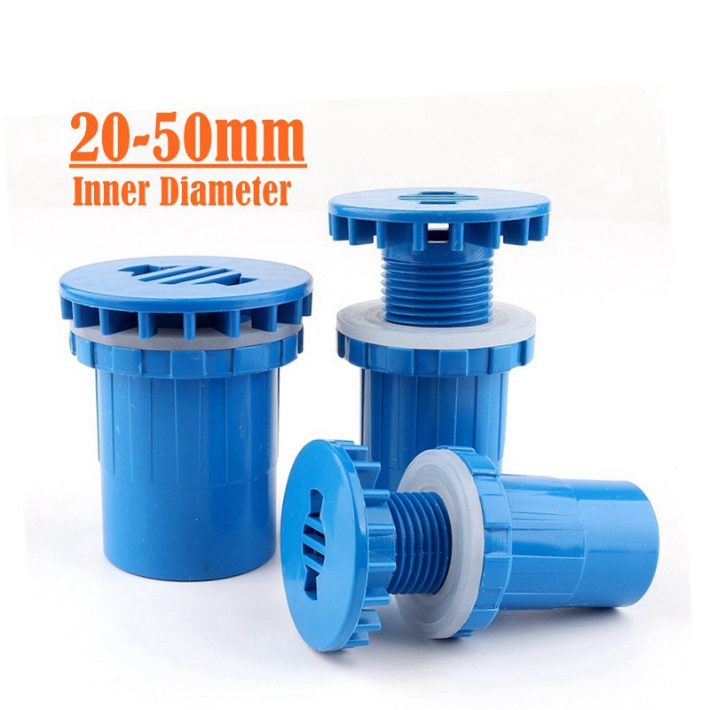 Đầu nối ống nước cho bể cá 3 màu tùy chọn với đường kính 20mm-50mm