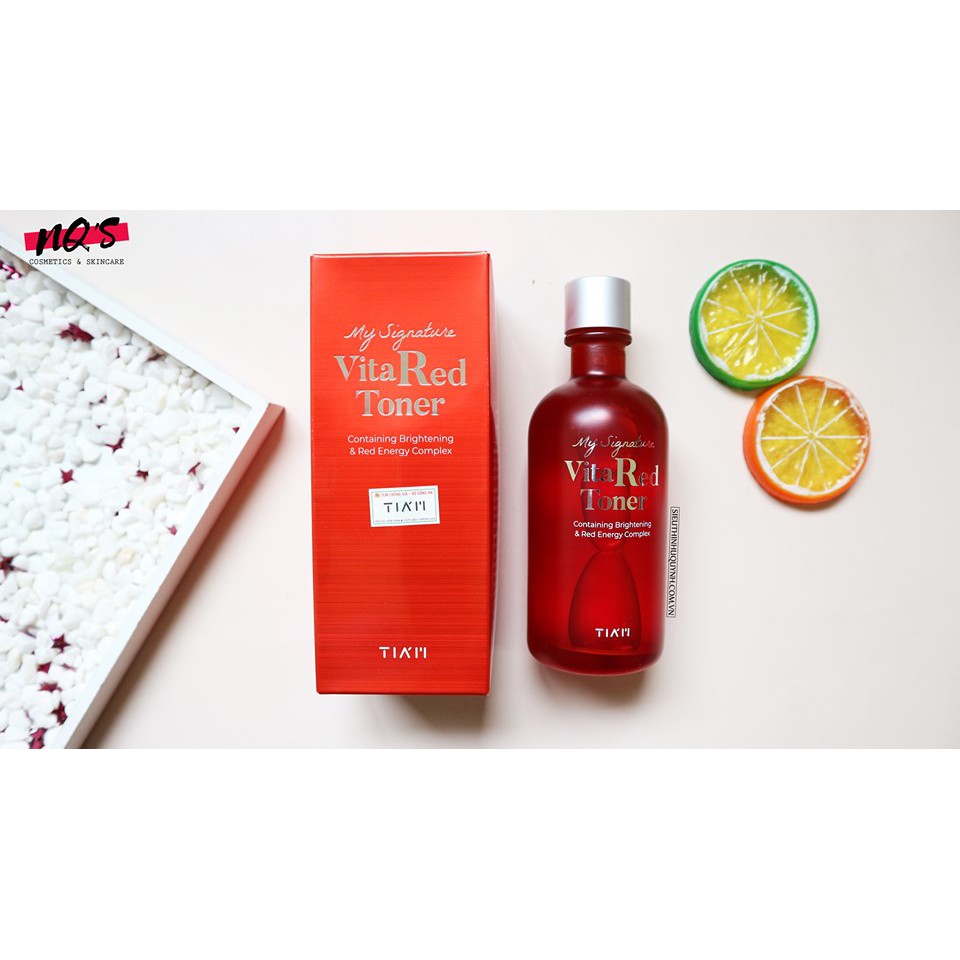 Nước Hoa Hồng Tiam My Signature Vita Red Toner (130ml)