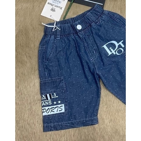 [Có sẵn] Quần Jean Lửng Bé Trai túi hộp; vải denim cao cấp, cho bé từ 10kg-30kg - Trang 25 Kids - AQ027