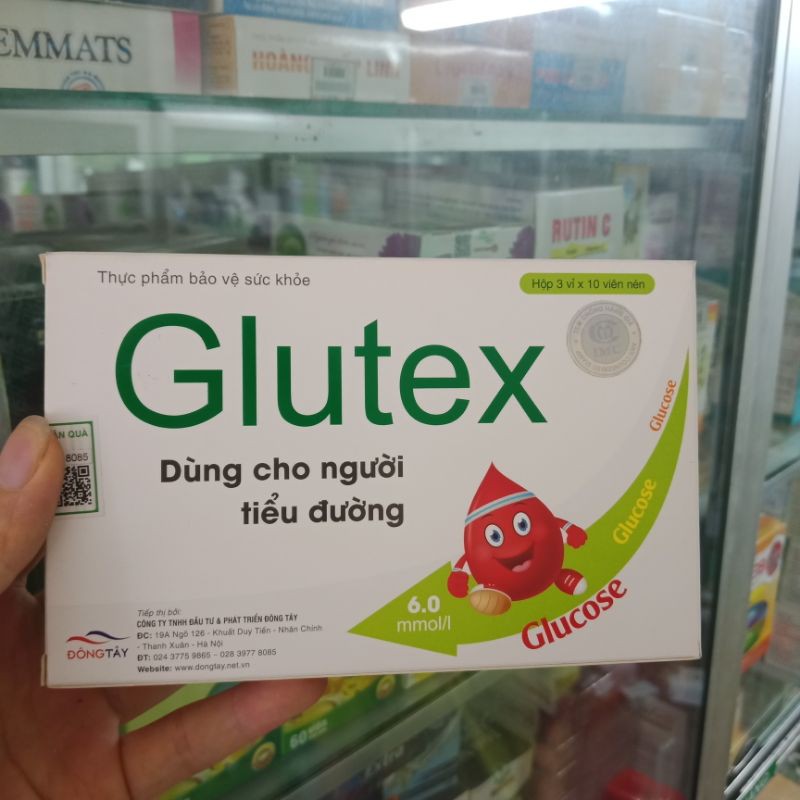 Glutex hộp 3 vỉ - tích điểm mua 6 tặng 1