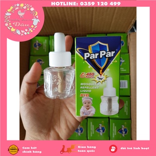 Tinh dầu đuổi muỗi Parpar 1 lọ dùng trong 480 giờ - mosquito repellent liquid 480 hours