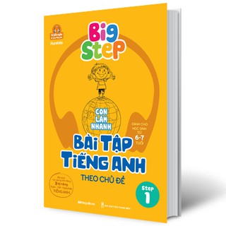 Sách Big step - con làm nhanh bài tập tiếng Anh theo chủ đề step 1