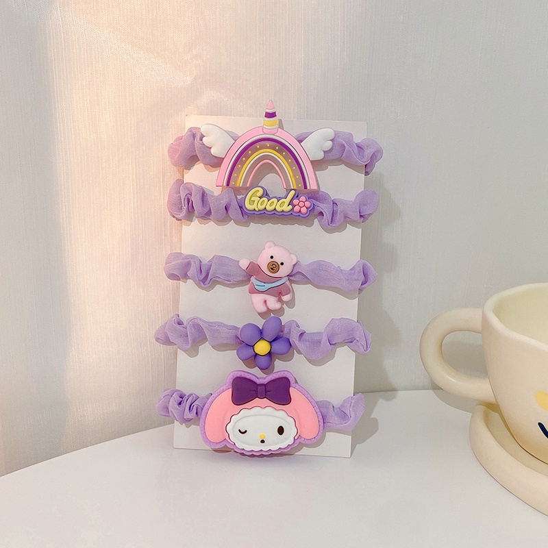 Dây Buộc Tóc Cao Su Dễ Thương Thời Trang Hàn Quốc Không Bị Đau