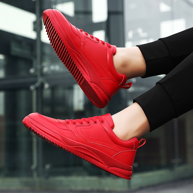 Giày Thể Thao Trắng Đế Dày Phong Cách Hàn Quốc Thời Trang Mùa Hè Mới Cho Nam Size 46