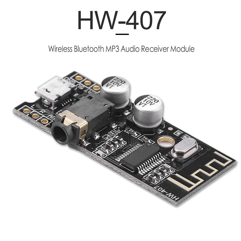 Mô đun khuếch đại âm thanh stereo MP3 Bluetooth 4.2 HW-407 DC3.7-5V giải mã hai kênh