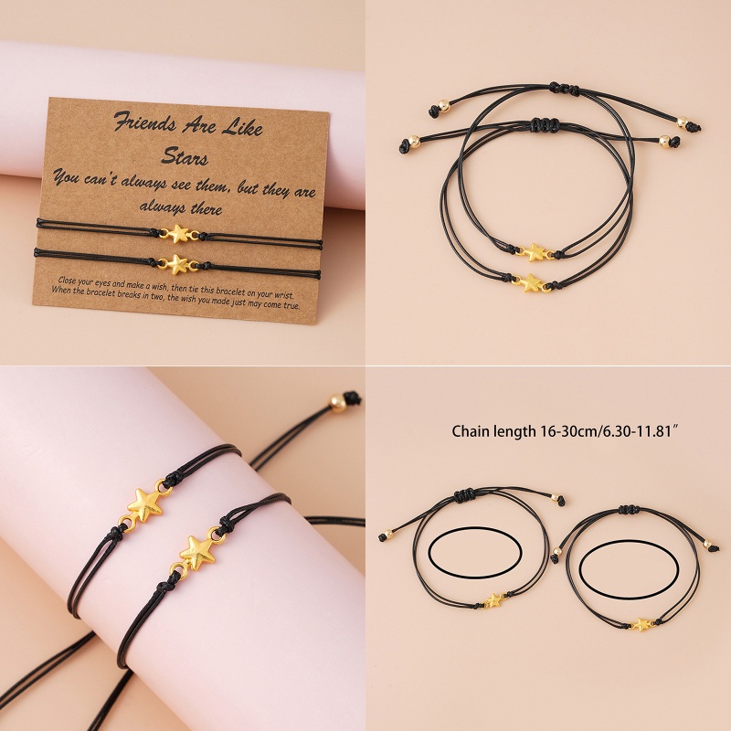 Set 2 Vòng Tay Tình Bạn Dễ Thương