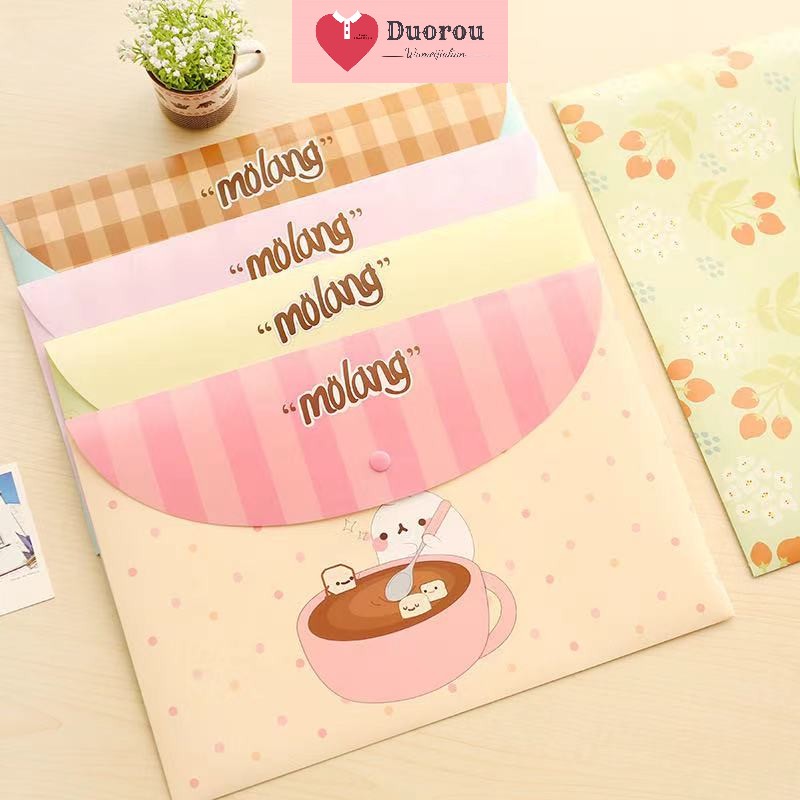 Túi đựng bài kiểm tra khổ A4 đáng yêu tiên dụng