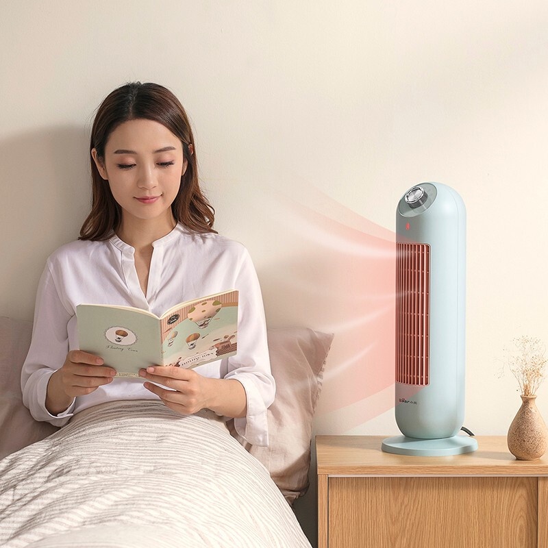 Quạt sưởi đứng , máy sưởi đứng BEAR DNQ-C20B1, tiết kiệm điện năng, có thể xoay 90 độ, Hàng chính hãng BH 12 tháng