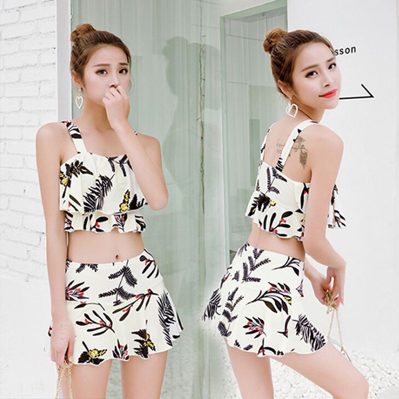 Bộ Đồ Bơi Nữ Bikini In Hình Cây Xanh Phong Cách Vintage | BigBuy360 - bigbuy360.vn