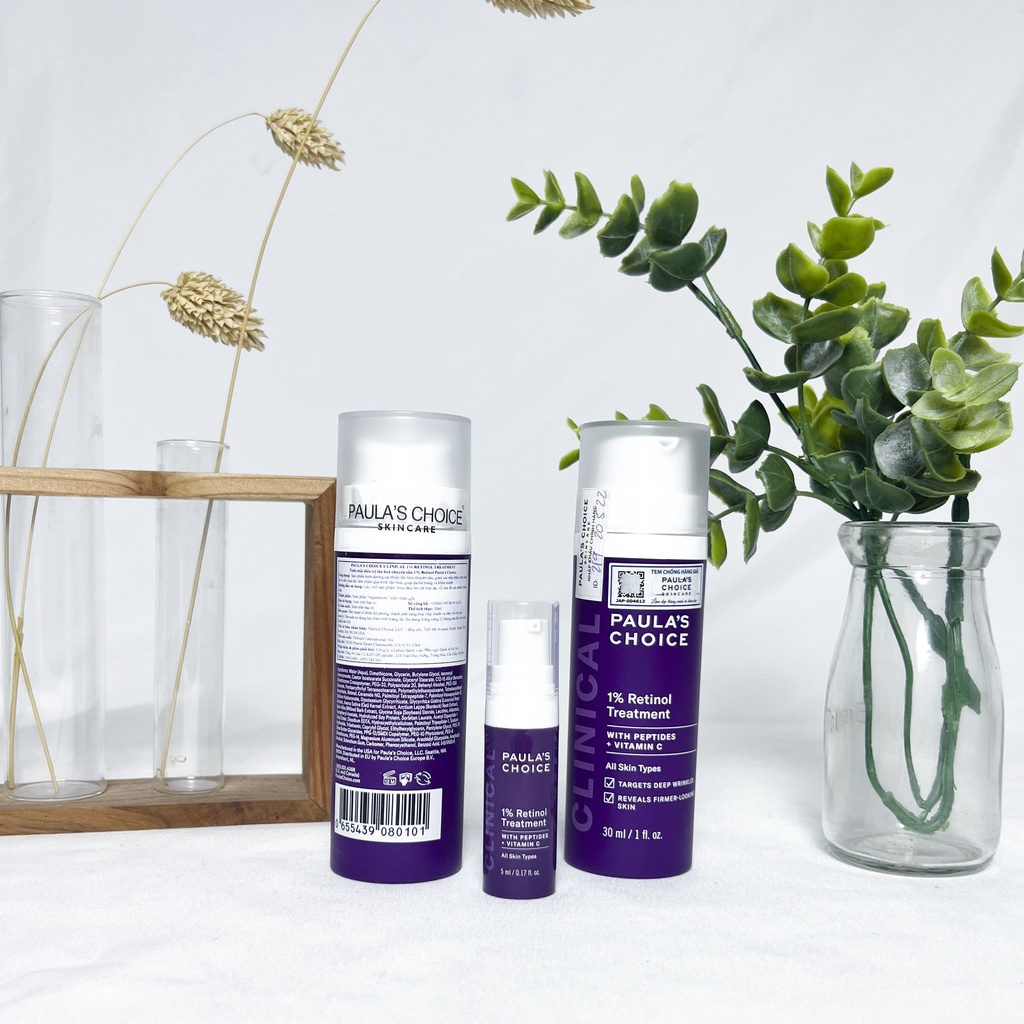 Tinh chất chống nám và nếp nhăn Paula’s Choice Clinical 1% Retinol Treatment