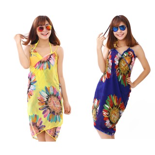 Khăn đi biển 2 dây duyên dáng
