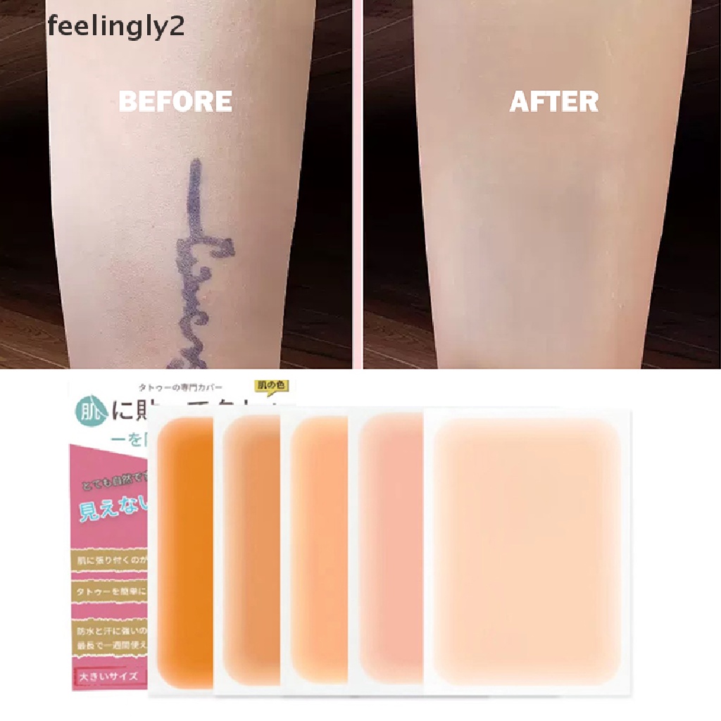 Set 6 Cuộn Băng Keo Dán Hình Xăm Che Khuyết Điểm Toàn Thân Chống Nước