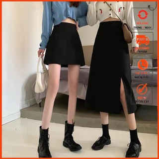 Chân Váy A Dài Xẻ Cá Tính 302