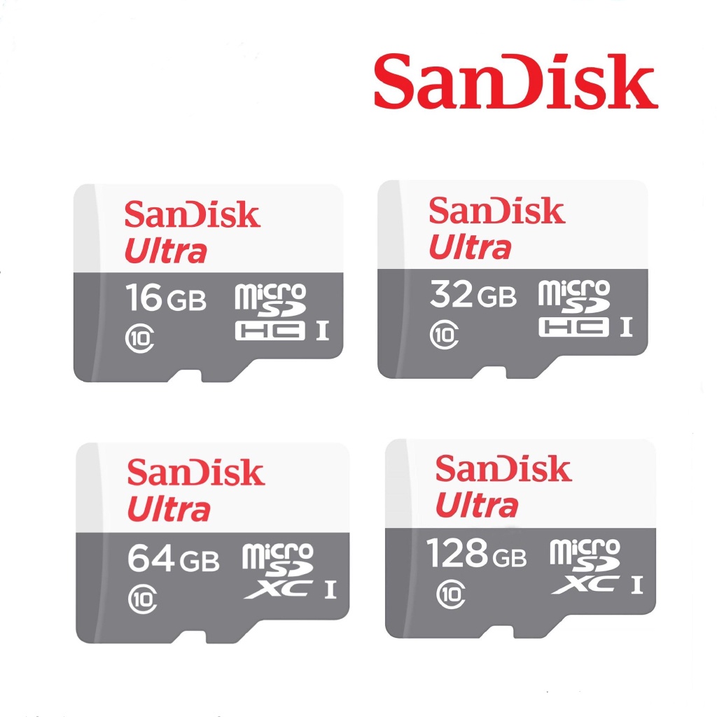 Thẻ Nhớ Sandisk Ultra 80MB / s UHS-I MicroSD 16GB / 32GB / 64GB / 128GB sdhc / sdxc