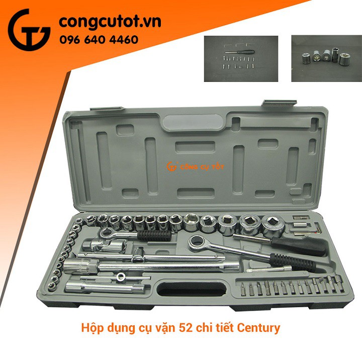 Bộ tuýp vặn 52 chi tiết Century XL-203A 1/4 inch và 1/8inch