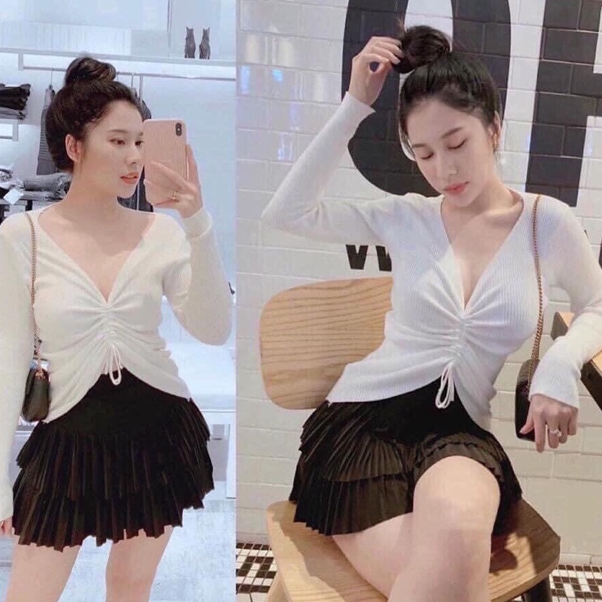 [ẢNH THẬT/SẴN] Chân váy xếp ly 3 tầng Hàng Quảng Châu | BigBuy360 - bigbuy360.vn